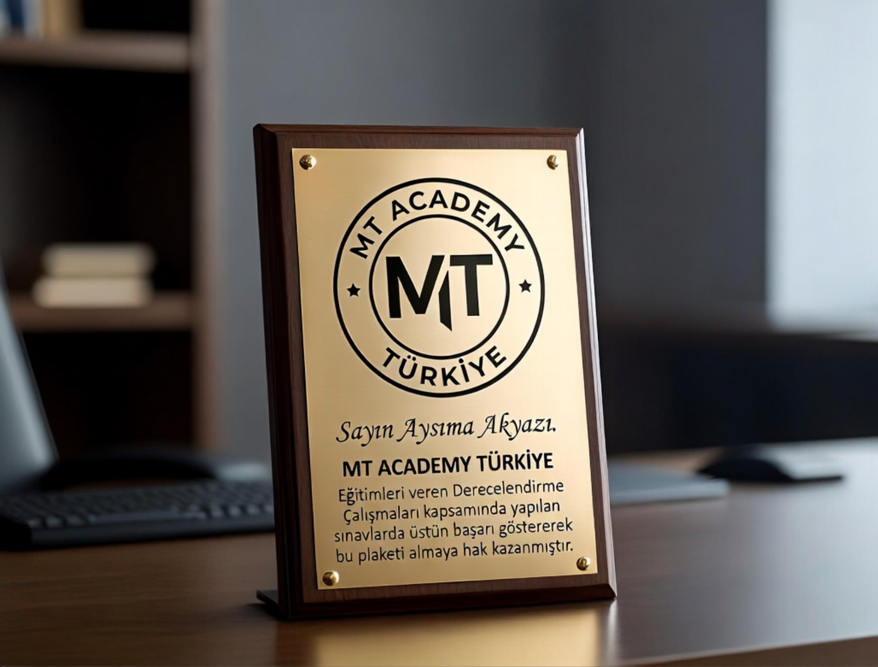 MT ACADEMY Prestijli Plaket İçin Tıklayınız